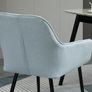Mid-Century Dining Chair Set of 2, Light Blue Image 8