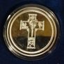 24k Gold Plated Coin St Christopher Patron Saint Travelers Jesus Christ Child Image 2