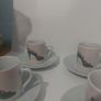 mini espresso cups and saucers Image 4