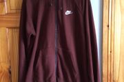 Mens Brown Nike Zip Through Hooded Jacket XL includes postage