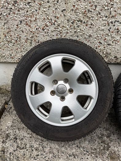 Audi/VW/Skoda/Seat 5x112 Alloy Wheels & Winter Tyres Set of 4 Audi A3 OEM Bridgestone Blizzak LM005
