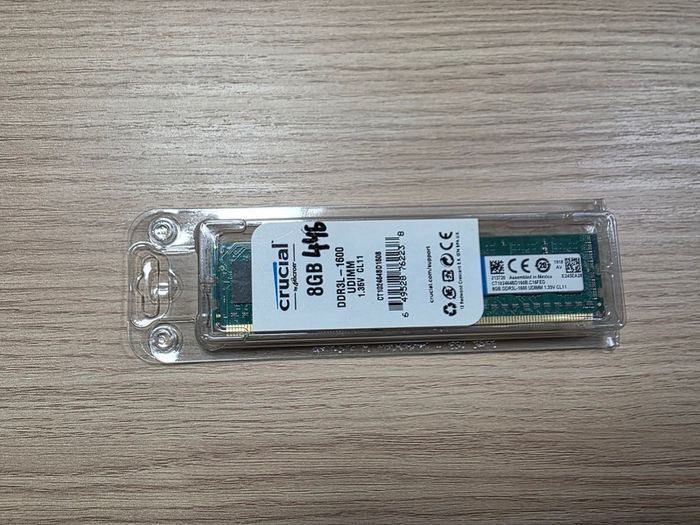 Crucial 8GB DDR3L Laptop Memory Upgrade
