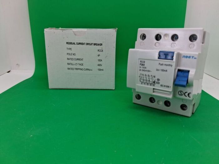 Postage - Circuit Breaker 100A 100mA 4P 230v - 400v
