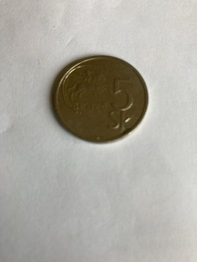 Slovakia coin 5 Slovak Koruna