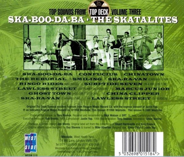 The Skatalites  | Top Sounds From Top Deck - SKA - BOO DA BA