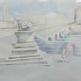 Large Original Limerick Watercolour Paul Weerasekera Image 2