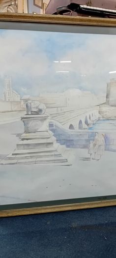 Large Original Limerick Watercolour Paul Weerasekera