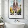 Barcelona Wall Art Print, Travel Art Poster Image 6