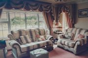 Sitting Room Suite and Curtains