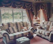 Sitting Room Suite and Curtains