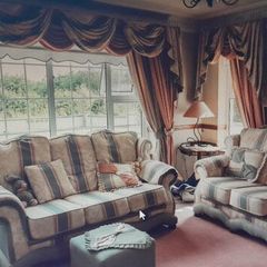 Sitting Room Suite and Curtains