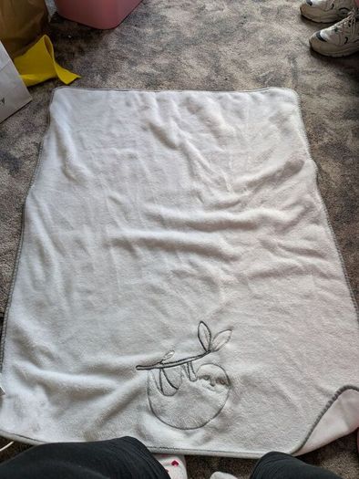 sloth baby blanket