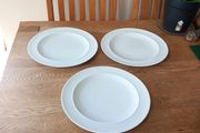 Denby White Dinner Plates Unused