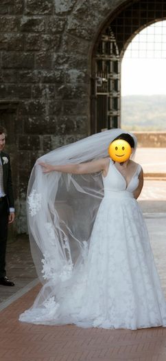 8321 by Monica Loretti Wedding Dress UK size 12