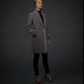 Swan wool rich grey coat size M Image 4