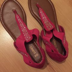 Dunnes Stores pink sandals