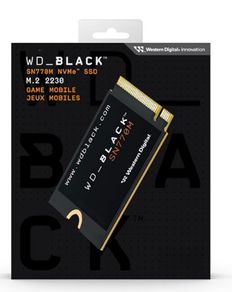 WD_BLACK SN770M 2TB SSD, Speeds up to 5150 MB/s, M.2 2230 for Handheld Gaming Devices and compatible laptops, PCIe Gen 4.0, TLC 3D NAND, Great for Asus ROG Ally, Steam Deck, Microsoft Surface - Boxed