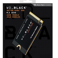 WD_BLACK SN770M 2TB SSD, Speeds up to 5150 MB/s, M.2 2230 for Handheld Gaming Devices and compatible laptops, PCIe Gen 4.0, TLC 3D NAND, Great for Asus ROG Ally, Steam Deck, Microsoft Surface - Boxed