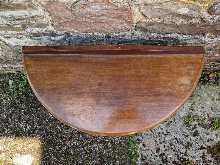 Antique Style Mahogany Demi-Lune Hall / Console Table