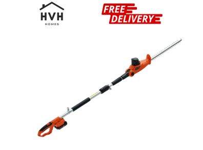 20V Cordless Hedge Trimmer Telescoping Pole Hedge Trimmer 18 inch Blade