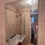 Contemporary Bathroom Mirror with Decorative Curved Design 60 x 80cm Image 2
