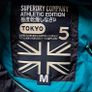 superdry athletic edition lightweight jacket Size medium ptp 20" navy in excellent condition Image 10