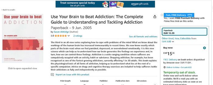 Use Your Brain to Beat Addiction : The Complete Guide to Understanding and Tackling Addiction, Susan Aldridge