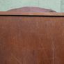 Vintage Wood Spice Rack Cabinet Glass Door Faux Stained Glass 2 Tier 8 Jars Image 10