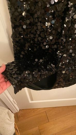 Coast velvet and sequin  dress