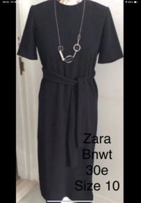 dress bnwt black Zara dress size xsmall fit 8/10