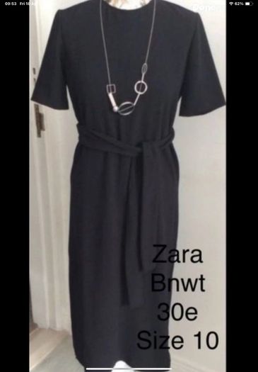 dress bnwt black Zara dress size xsmall fit 8/10