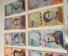 Venezuela Set 8 Pcs 2 5 10 20 50 100 200 500 Bolivares 2018 Unc