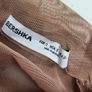 BERSHKA Mocha ruched bodycon dress Sz S (Fit 8 UK) Image 9