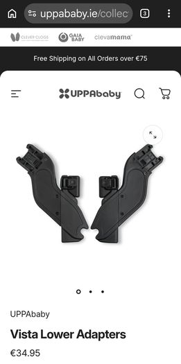 Uppababy lower Bassinet Adapters