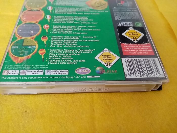 Davis Cup complete Tennis PlayStation 1 Ps1 Games PlayStation 2 Ps2 Games Original