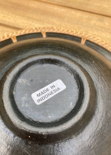 Indonesian Folk Art Plate