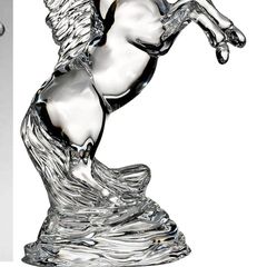 3 x Waterford Crystal Rearing Horse