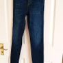 Super High Waist Dark Denim Jeans - Size 6 Image 8