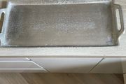 Silver like tray