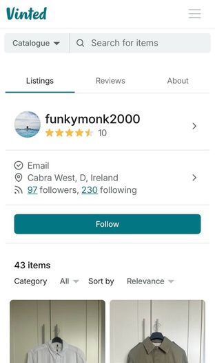 Men's Wardrobe sale on Vinted