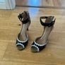 Black and white heels Image 3