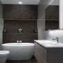 PU Stone Wall Panel Rock Surface Grey 120x60cm Image 3