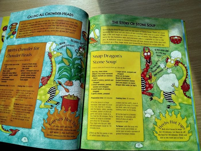 Cooking with Herb the Dragon- A cookbook for kids