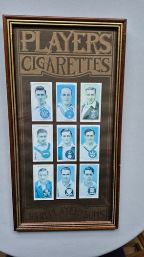 Vintage 1938 John Player & Sons "Cricketers" Framed Collection