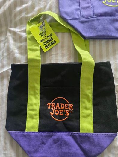 trader joe canvas totes