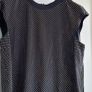 VERSACE x H&M 100% silk black and gold studded high neck top Sz 14 (Fit 14-16UK) - Bnwt Image 4