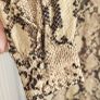 H&M python print midi Sz 8UK (Fit 8 to 10UK) Image 6