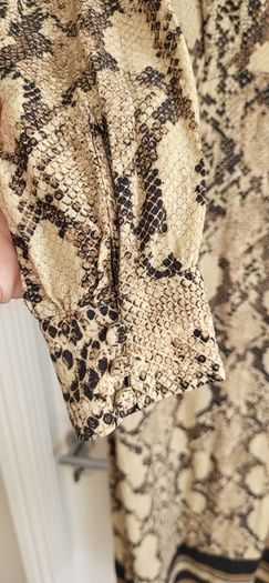 H&M python print midi Sz 8UK (Fit 8 to 10UK)