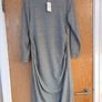 M&S  Dress With Side  Rushing.   S.16.  B.N.W.T. Image 2