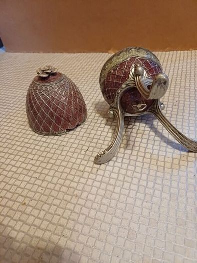 Faberge Egg  music box.  vintage mid century modern art deco